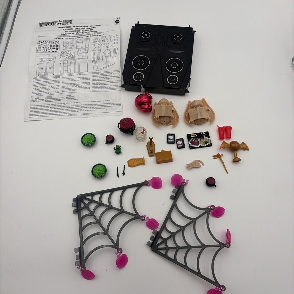 Monster High Fold Out High School Playset Replacement Parts Stairs Pieces Lot